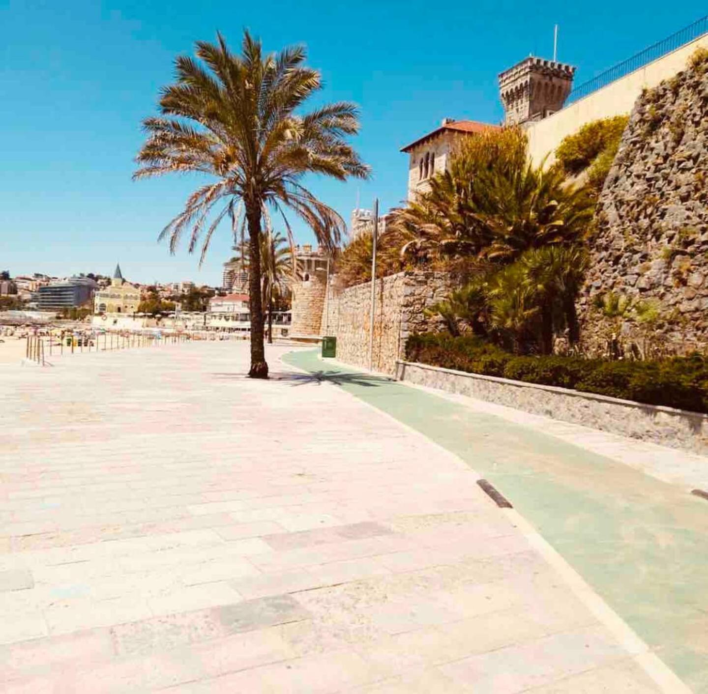 Sea View W Balcony 2 Mins Walk To Beach & Casino Estoril Luaran gambar